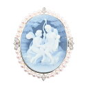 【中古】A品 タサキ カメオ ブローチ 約W53xH64mm(バチカン内径W3xH8mm(実寸)) レディース