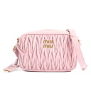 【中古】A品 ミュウミュウ ロングショルダーバッグ ショルダーバッグ 5BH118 ピンク レディース