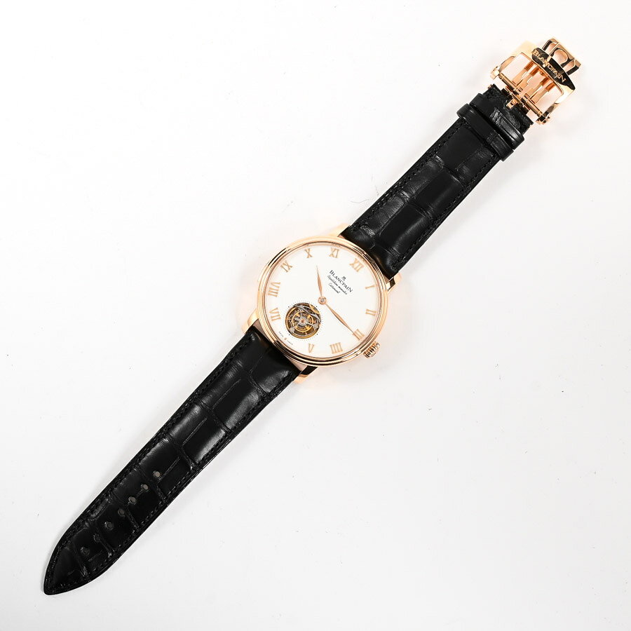 【中古】A品 ブランパン ミニッツリピーター エロティック 腕時計 N002320036031N055B ホワイト メンズ