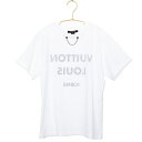 【中古】B品 ルイヴィトン Tシャツ トップス FGTS13 ホワイト レディース