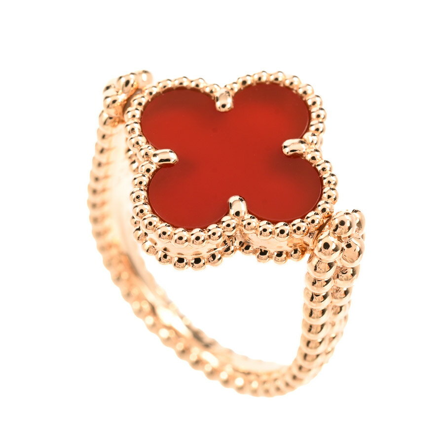 【中古】A品 ヴァンクリーフアーペル ヴィンテージアルハンブラ リバーシブル リング #51 VCARP7U551のサムネイル