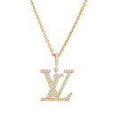 【中古】A品 ルイヴィトン パンダンティフ LV GM ネックレス Q93849 レディース
