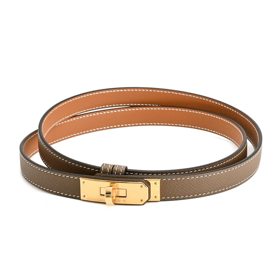 【未使用品】 エルメス ケリーベルト ベルト エトープ ユニセックス