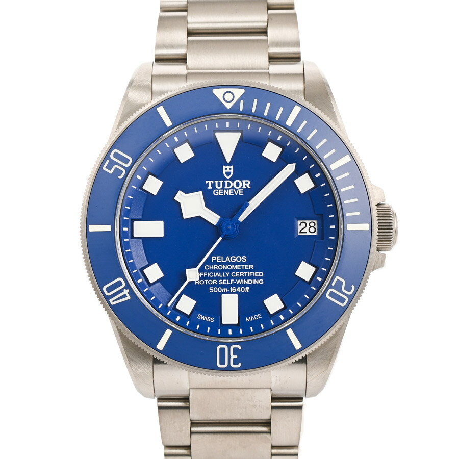 【中古】A品 チューダー/チュードル ペラゴス 腕時計 25600TB ブルー メンズ
