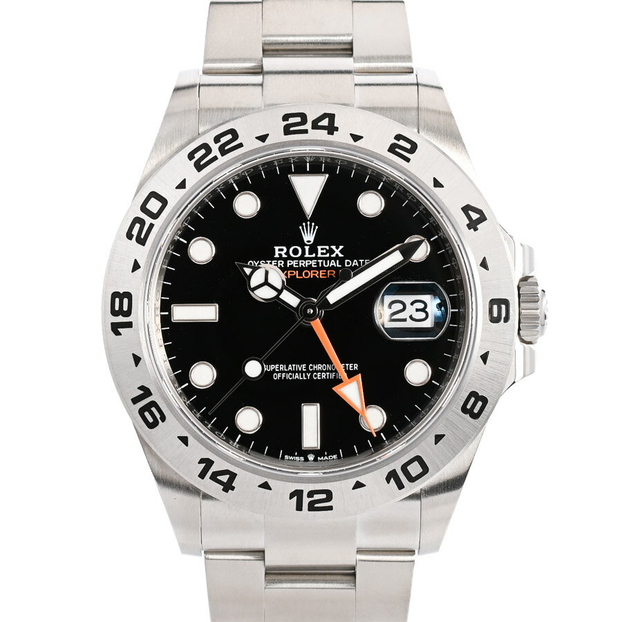 【中古】A品 ロレックス エクスプローラー2 腕時計 226570 ランダム品番 ブラック ...
