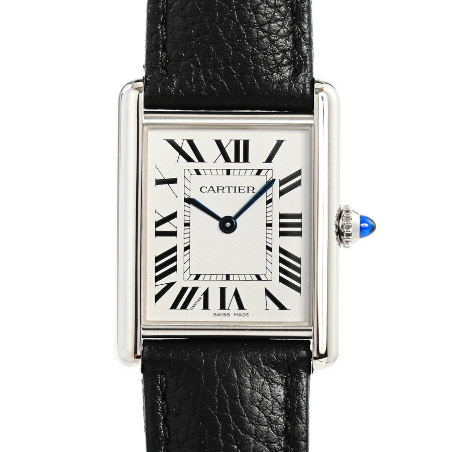 【中古】A品 カルティエ マストタンクLM ソーラービート 腕時計 WSTA0059 シルバー レデ ...
