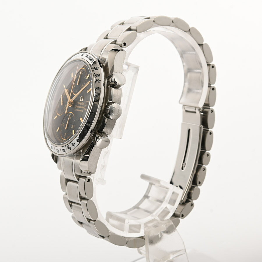 【中古】A品 オメガ スピードマスター デイト 日本限定 腕時計 3513-54 ブラック メンズ