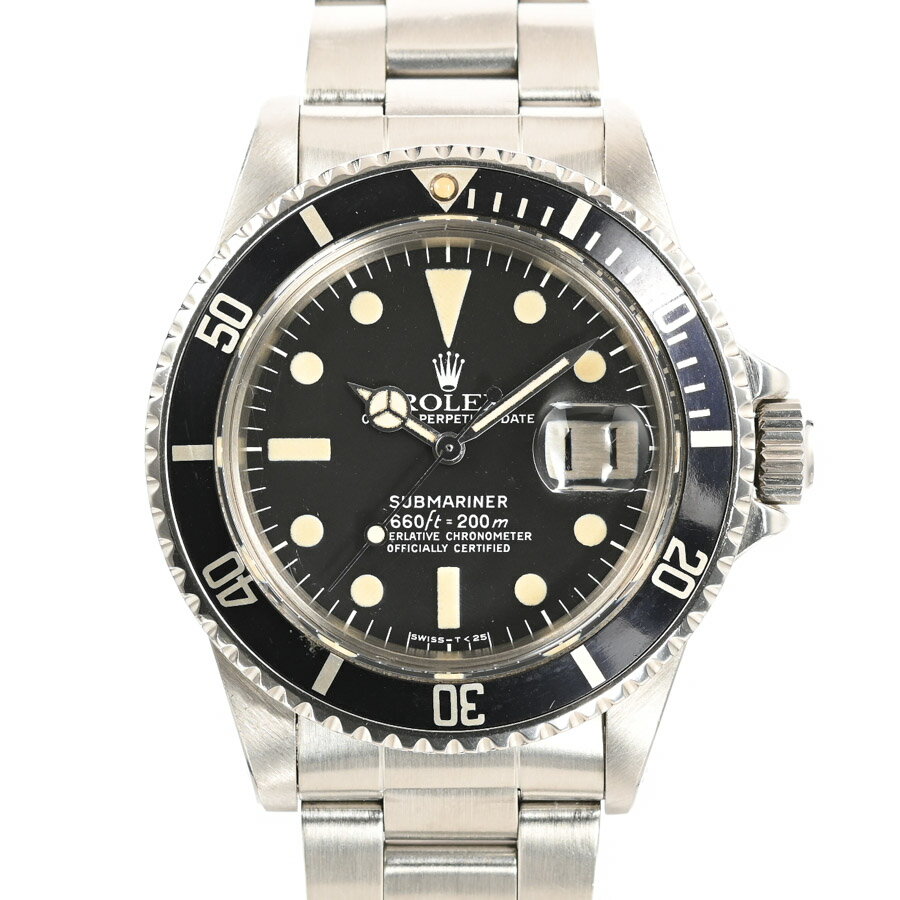 【ヴィンテージ】 ロレックス サブマリーナー 腕時計 1680 5番 ブラック メンズ