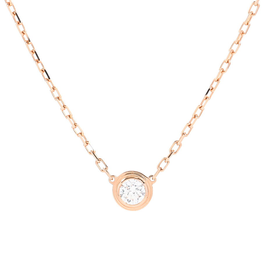 【中古】A品 カルティエ ダムール ディアマンレジェLM ネックレス B7215600 レディース