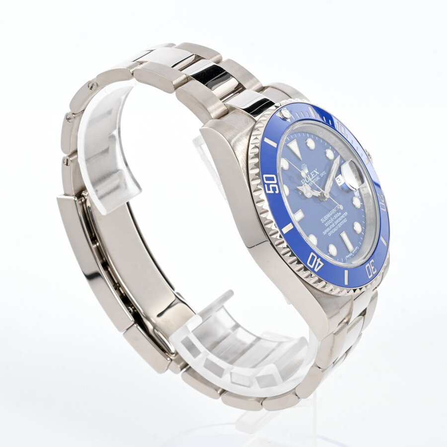 【中古】A品 ロレックス サブマリーナー 腕時計 116619LB M番 ブルー メンズ