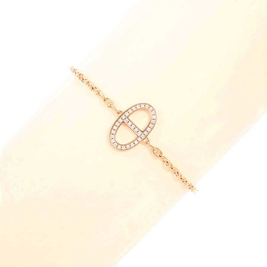 【中古】A品 エルメス シェーヌダンクル コントゥール ブレスレット メーカーサイズ:ST/内周:約16.5cm/..