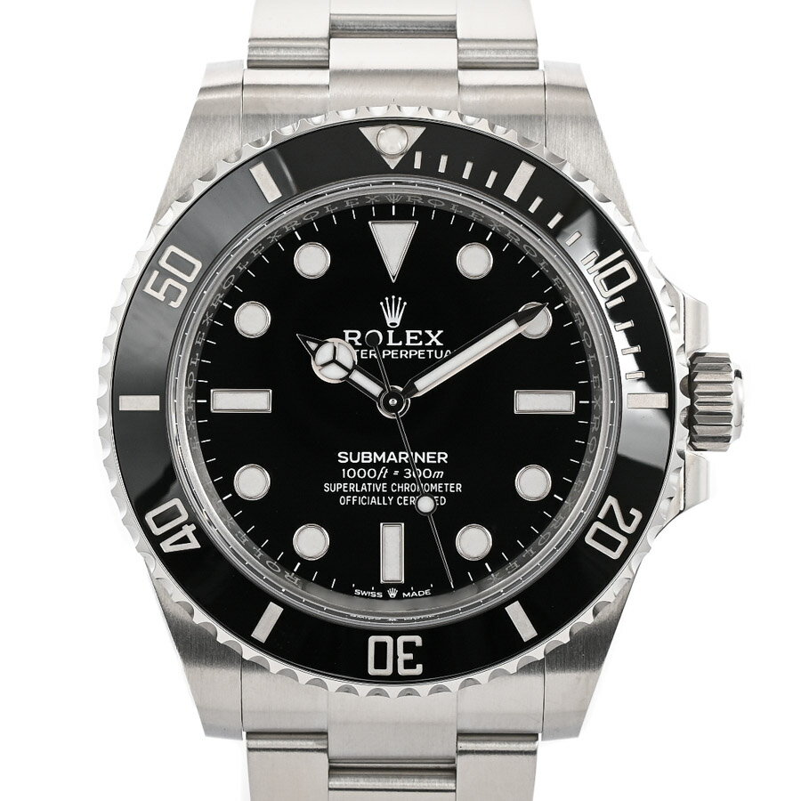 【中古】A品 ロレックス サブマリーナー 腕時計 124060 ランダム品番 ブラック メンズ