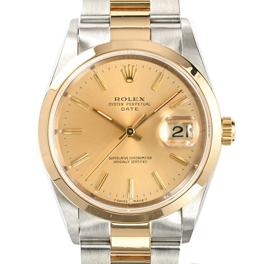 【中古】A品 ロレックス オイスターパーペチュアルデイト 腕時計 15...(2)