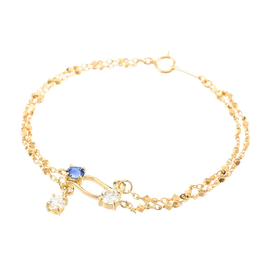 【中古】 A品サファイアブレスレッ...