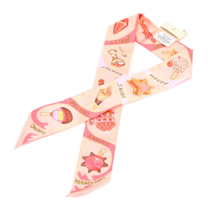 乐天商城 - 【中古】SA品 エルメス ツイリー スカーフ ピンク レディース
