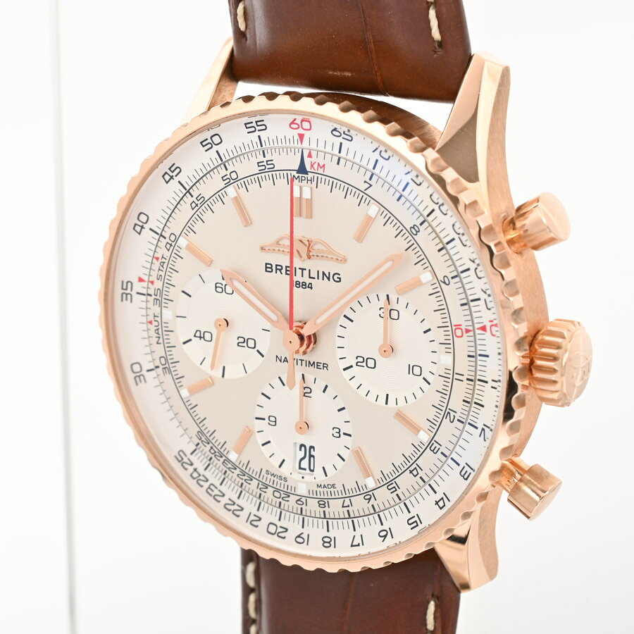 中古 A品 ブライトリング ナビタイマー B01 クロノグラフ41 腕時計 RB0139211G1P1 シルバー メンズ rodeo-drive-10347270 ロデオドライブ楽天市場店 サンプル画像2