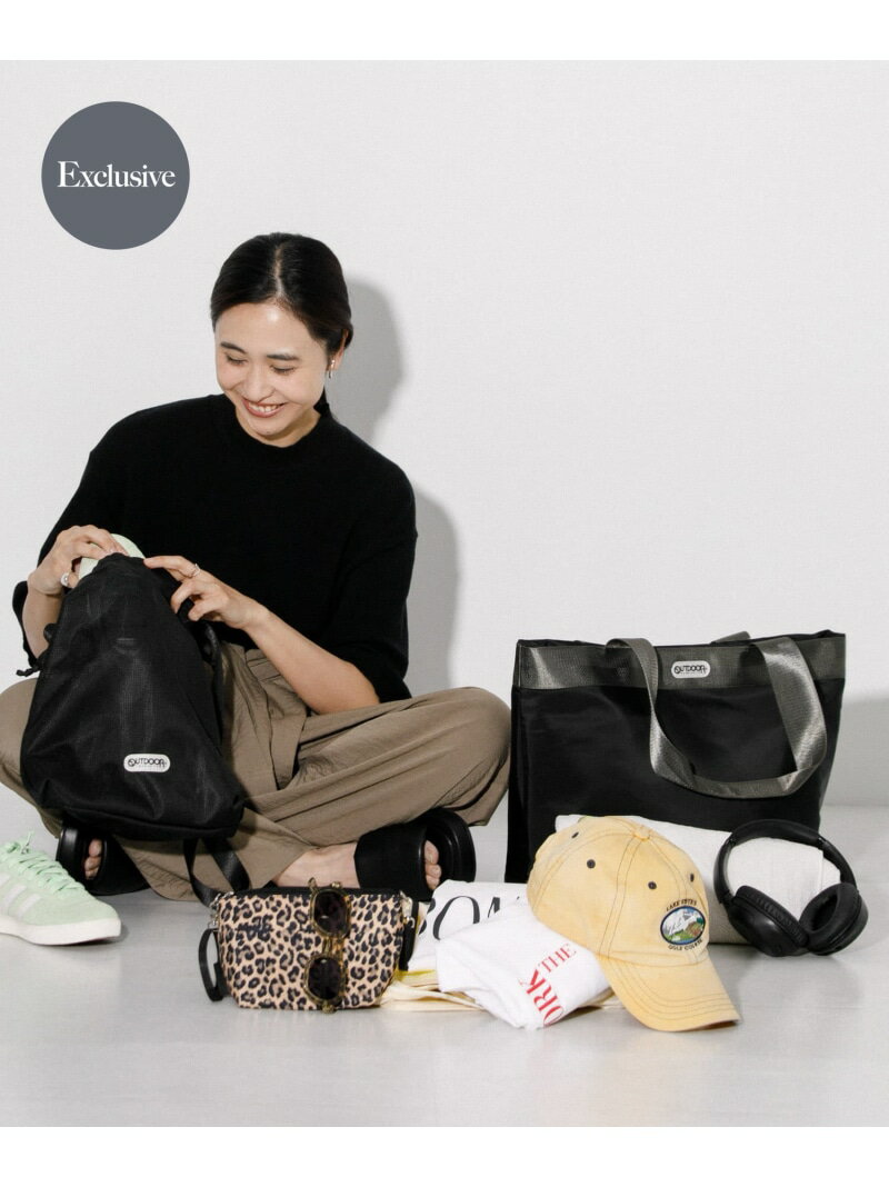 楽天RODE SKO／ロデスコ『別注』OUTDOOR PRODUCTS*hun RODE SKO 3Set Bag RODE SKO ロデスコ バッグ トートバッグ ブラック【送料無料】[Rakuten Fashion]
