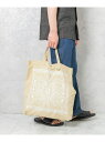 【SALE/70%OFF】リップストップダブルショルダー柄トート RODE SKO ロデスコ バッグ トートバッグ ベージュ【RBA_E】[Rakuten Fa...