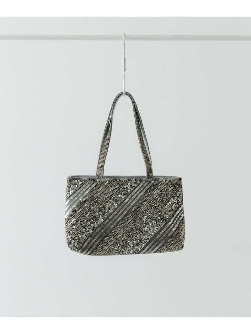 【SALE／30%OFF】インド刺繍ビーズバッグ RODE SKO ロデスコ バッグ ハンドバッグ グレー ブラック【RB..