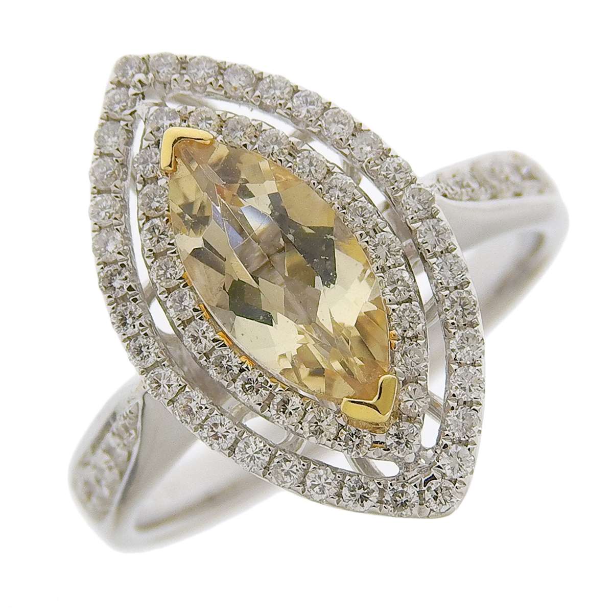 【中古】4046K18WGホワイト...