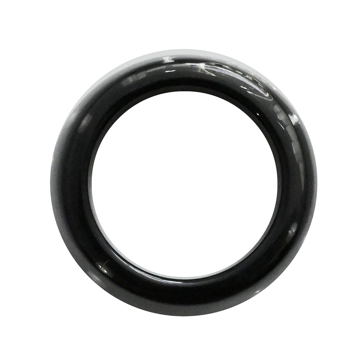 (3699) シャネル CHANEL 12A ココマーク プラスチック ブラック リング 13号 レデ...