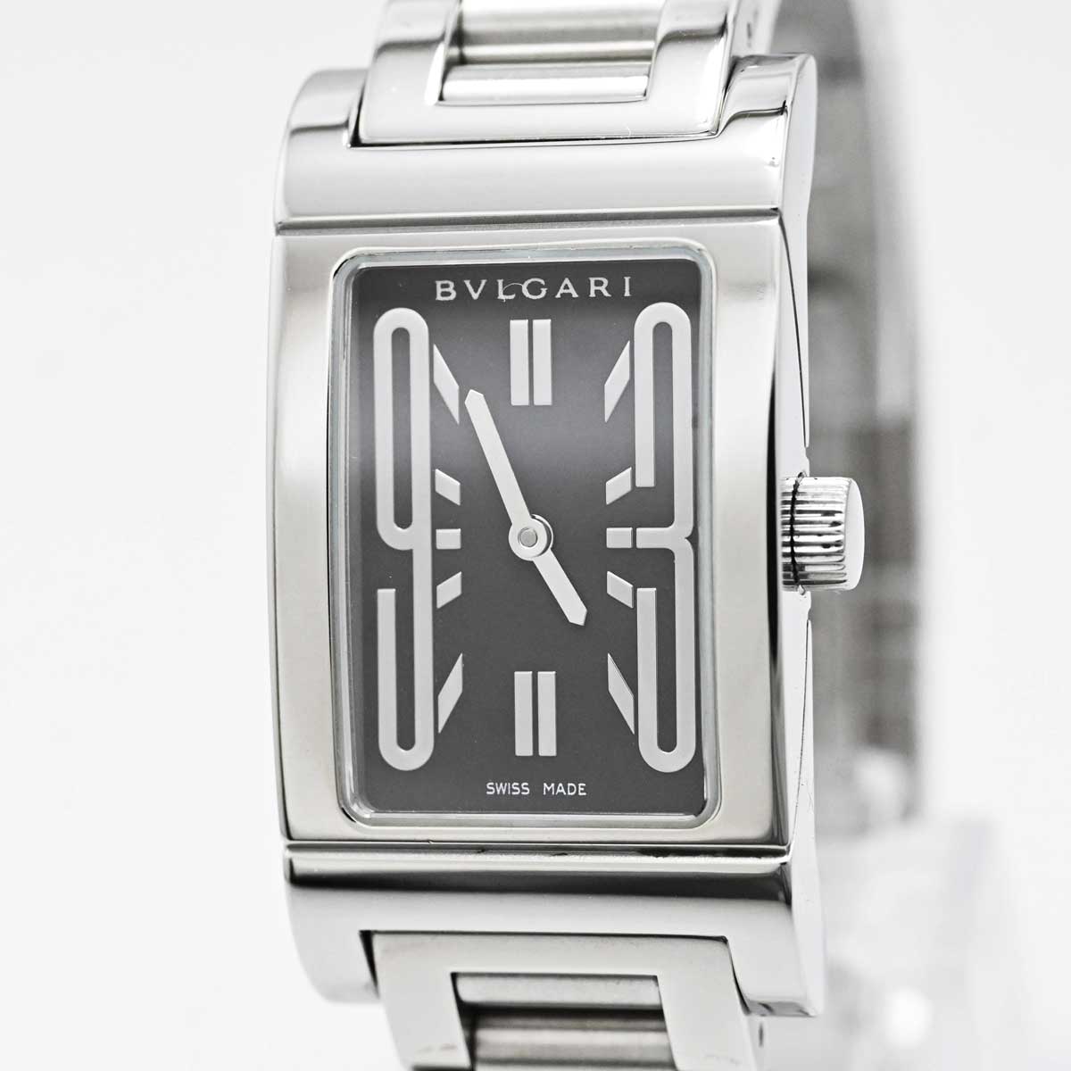 (3279) ブルガリ BVLGARI レッタンゴロ クオーツ RT39S　SS　レディース 【中古】