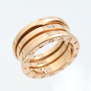 (3445) ブルガリ BVLGARI 750PG ピンクゴールド ビーゼロワンリング B-ZERO1 3バンド S 51号 【中古】(4)