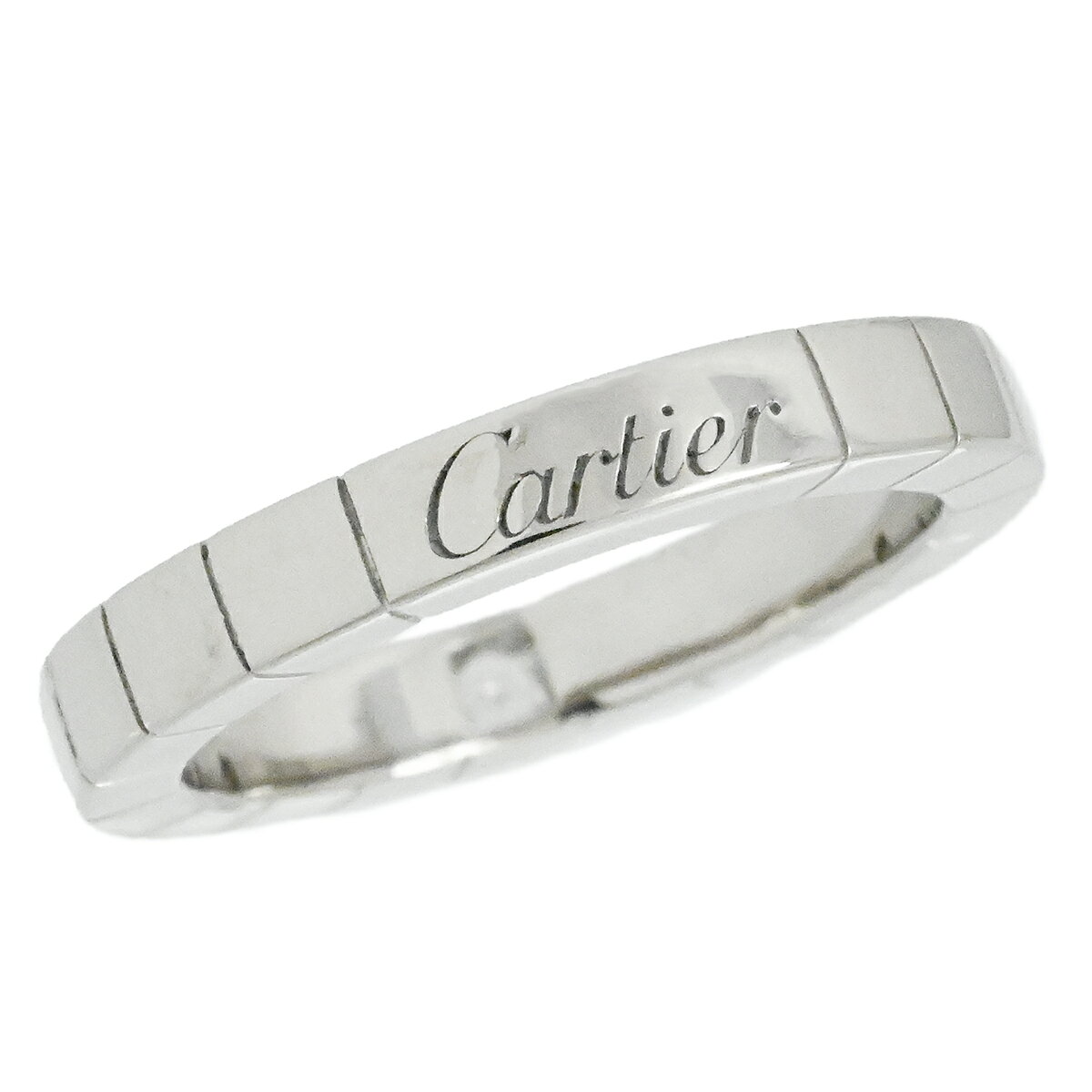 Rakuten - (2002) カルティエ CARTIER 750WG ホワイトゴールド ラニエールリング ダイヤ1P サイズ49 レディース 【中古】