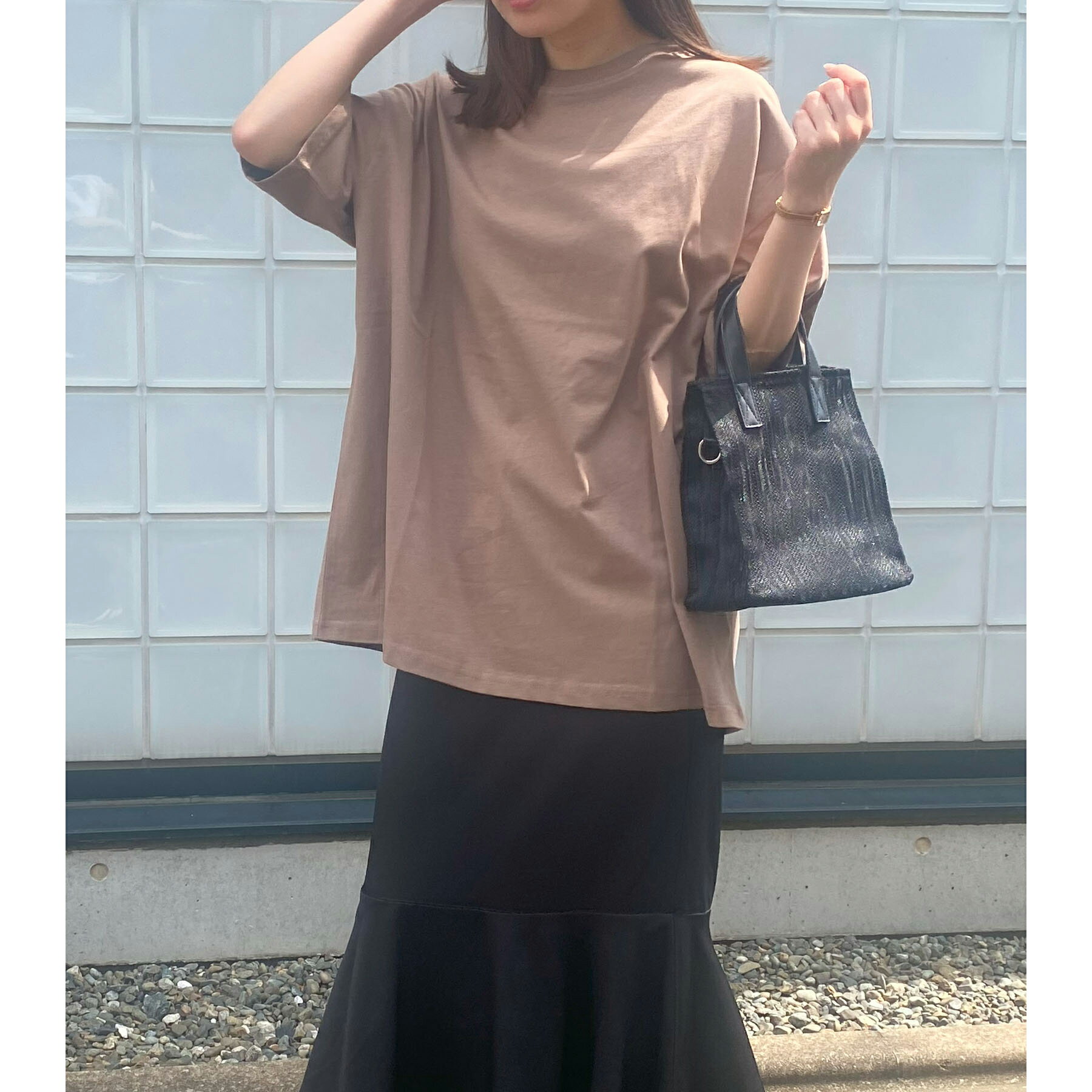 Rakuten - Tシャツ レディース 春 夏 半袖 ワイドシルエット オーバーサイズ BIGTシャツ 大人 体型カバー ゆったり 30代 20代 40代 50代 韓国 ファッション