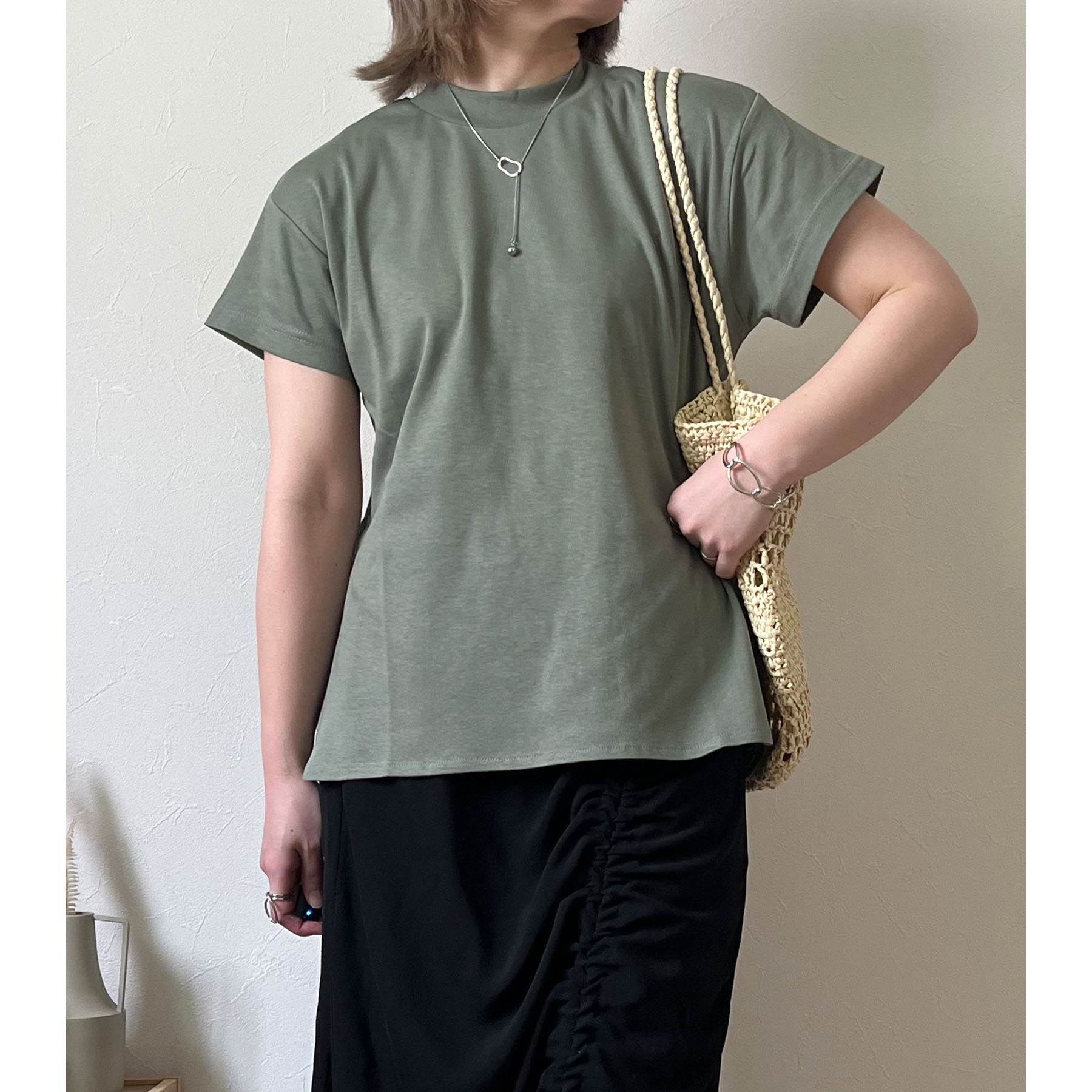 Rakuten - Tシャツ レディース 春 夏 半袖 スムースタッチ 裾ラウンドヘムT 大人 体型カバー ゆったり 30代 20代 40代 50代 韓国 ファッション