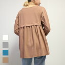 \SALE31%OFF/カットソー 長袖 レディース 春 秋 バックティアード プルオーバー 大人 体型カバー ゆったり 20代 30代 40代 50代 韓国 ファッション(4)