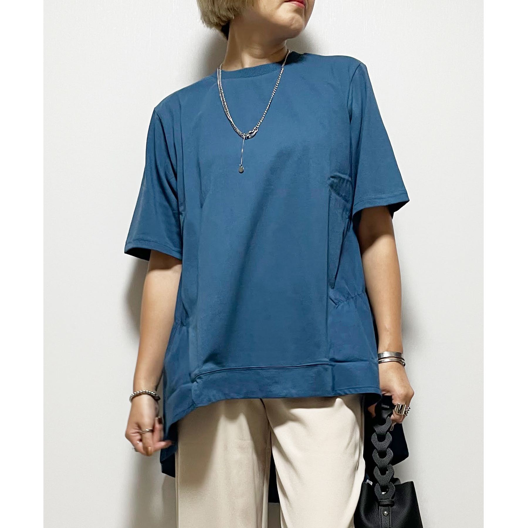 ＼SALE58%OFF／チュニック レディース 半袖 春 夏 ティアード 切替え 大人 体型カバー ゆったり 20代 30代 40代 50代