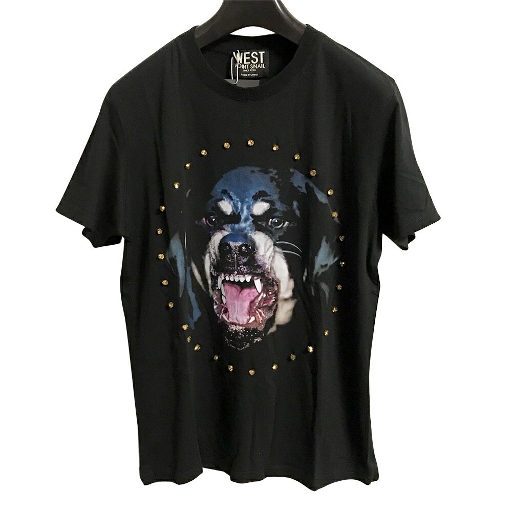 ハイブランド系 アニマル Tシャツ ドッグ スワロ フリーサイズなのでどなたでも 一枚お持ちでコーデ楽チン
