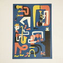 フィンランド Kehvola Design ケフボラデザイン Timo Mänttäri ティモ・マンッタリ 北欧 ポストカード Jazz ...