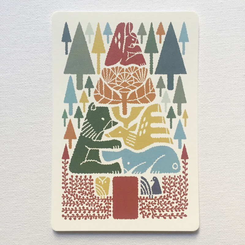 TOSHIYUKI FUKUDA　福田利之　ポストカード　ツ