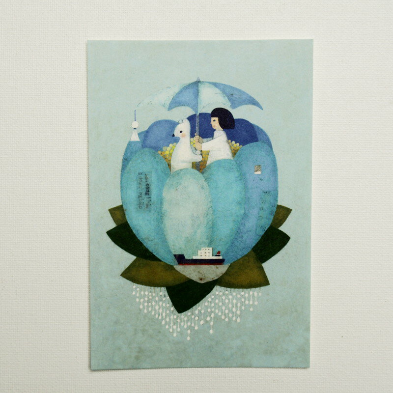 TOSHIYUKI FUKUDA　福田利之　ポストカード　ア