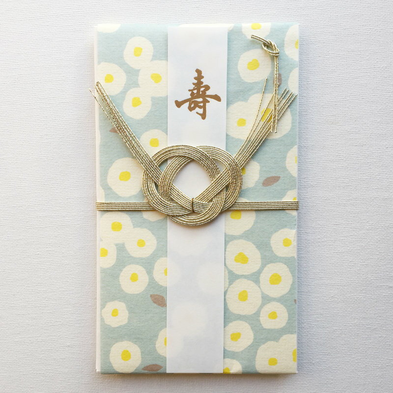 古川紙工　美濃和紙　暮らしを彩る　祝儀袋　フラワー　ホワイト