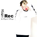 Rec by Royal Pussy / レック バイ ロイヤルプッシー「LIGHTNING SLEEVE TEE WHITE」Tシャツ 長袖 ロンT 白黒 ホワイト ブラック 袖プリント イナズマ クルーネック メンズレディース パンクロック PUNKROCK バンド V系 ストリート 川村カオリ ギフト無料 ステージ衣装 Rogia