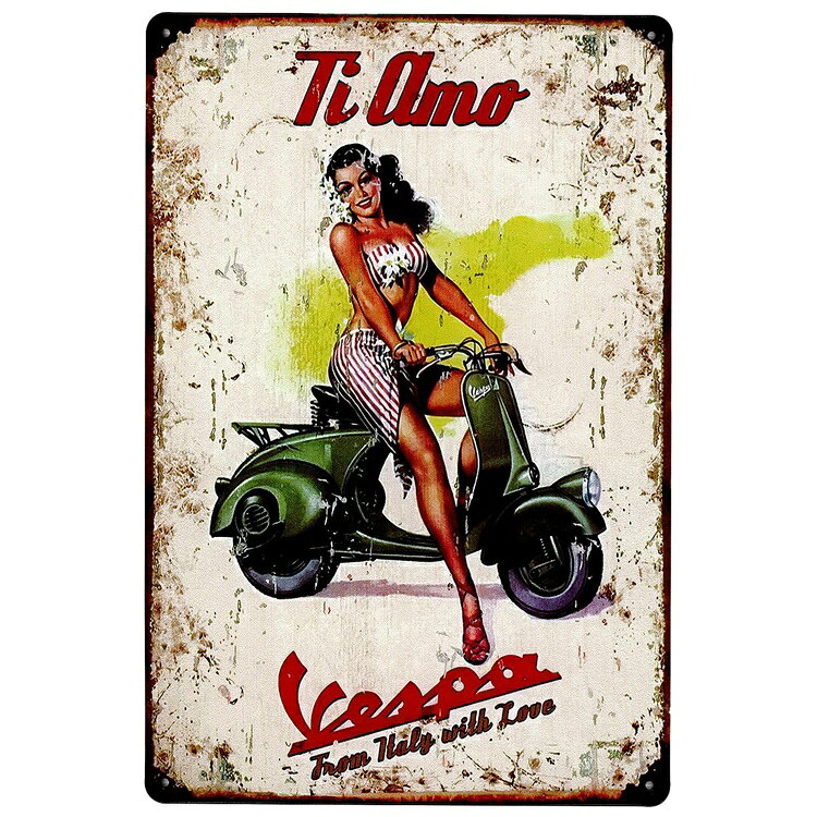 楽天市場】vespa 看板の通販