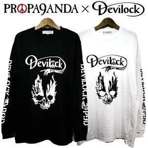 PROPA9ANDA  Devilock / ץѥ  ǥӥåDEVILOCKA L/S TEE׸ꥳ T ĹµT  ֥å ۥ磻   ɥ 󥺥ǥ ϡɥ HARDCORE ѥ󥯥å PUNKROCK ᥿ METAL Х ե ե ơ Rogia