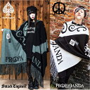 SMACK ENGINEER × PROPA9ANDA / スマックエンジニア × プロパガンダ「UNION KNIT CAPE」限定コラボ ニットケープ ポンチョ フリンジ 黒白 ブラック ホワイト グレー スカル ドクロ 大きい メンズレディース UK パンクロック PUNKROCK バンド ギフト無料 ステージ衣装 Rogia