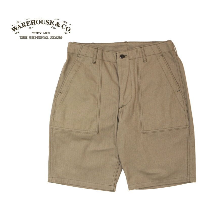 WAREHOUSE ϥ 硼ȥѥ Lot 1218MILITARY HERRINGBONE SHORTS1218(23SS)