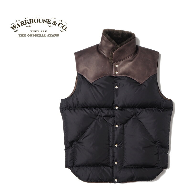 WAREHOUSE ウエアハウス ダウン ベストLot ROCKY MOUNTAIN × WAREHOUSE "NYLON CHRISTY VEST"ROCKY-CHRISTY(23S)