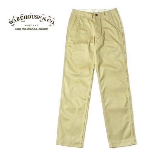 WAREHOUSE ウエアハウス パンツ Lot 1082“CHINOES” ウエポン 1082-BEIGE(24SS) WAREHOUSE ウエアハウス パンツ Lot 1082“CHINOES” ウエポン 1082-BEIGE(24SS)