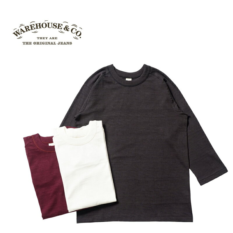 WAREHOUSE ウエアハウス7分袖 TシャツLot.4049 "7 分袖フリーダム T"4049(25AW)