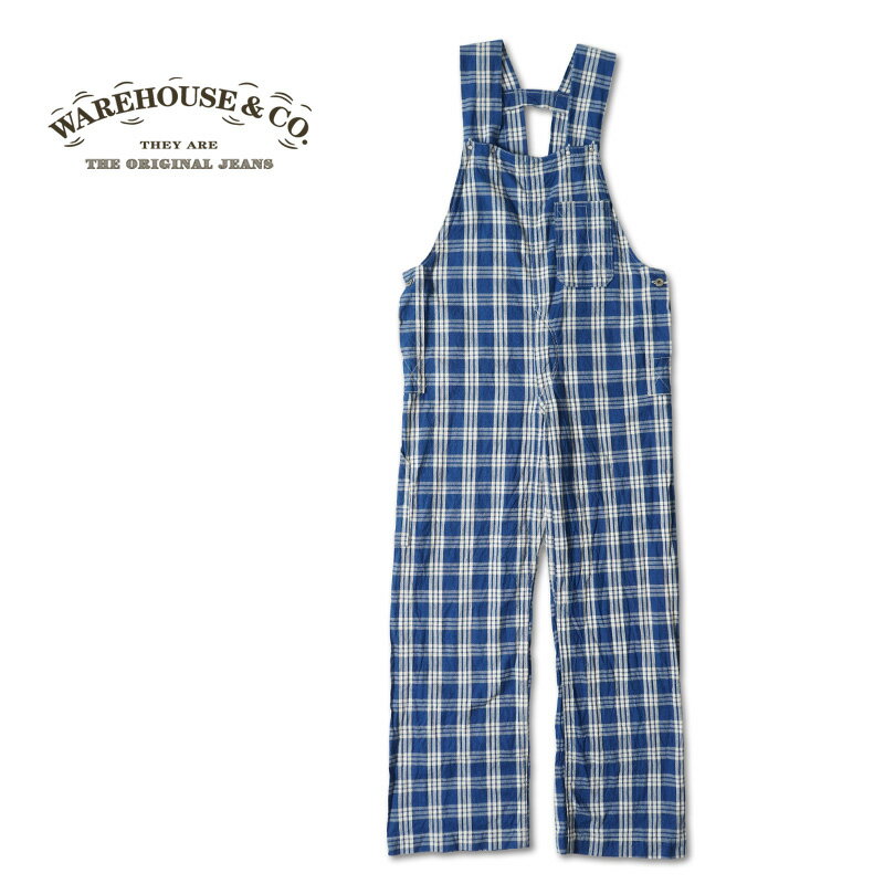 ڥ󥦥åWAREHOUSE ϥ С Lot 1238 1930'S INDIGO BLUE and WHITE CHECK O...