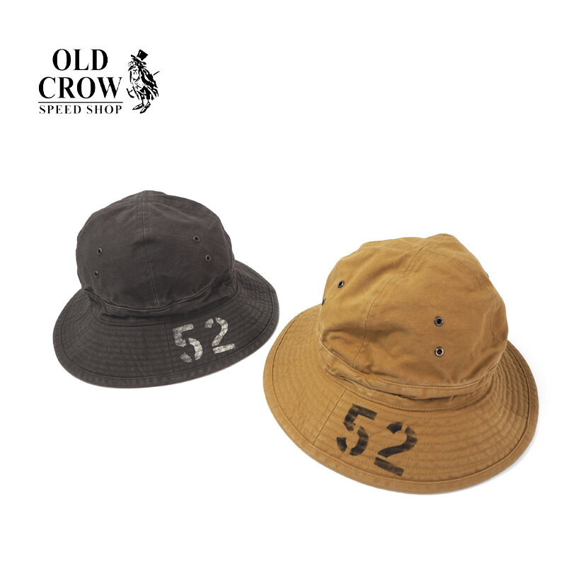 ハット OLD CROW オールドクロウ 帽子 ハット“BELLY TANK CLUB - ARMY HAT”OC-23-SS-G02