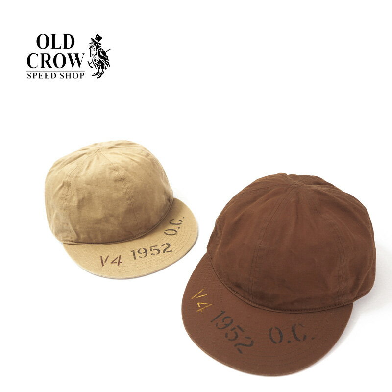 OLD CROW オールドクロウ 帽子 キャップ“OLDROD - MECHANIC CAP”OC-23-SS-G01