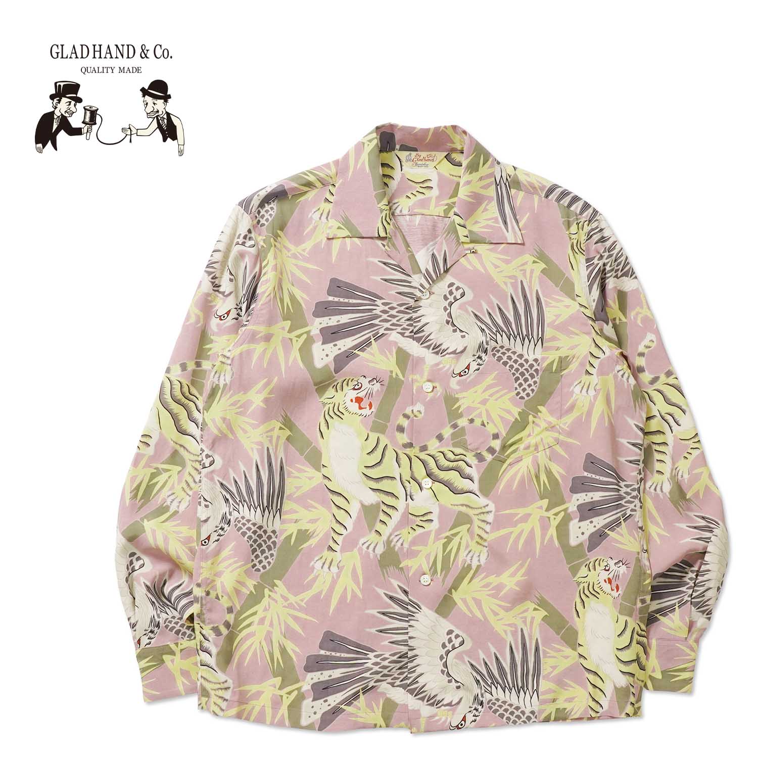 GLAD HAND グラッドハンド 長袖 シャツ"GLAD RAW - L/S HAWAIIAN SHIRT"BYGH6107（楽天・ろーぐす）
