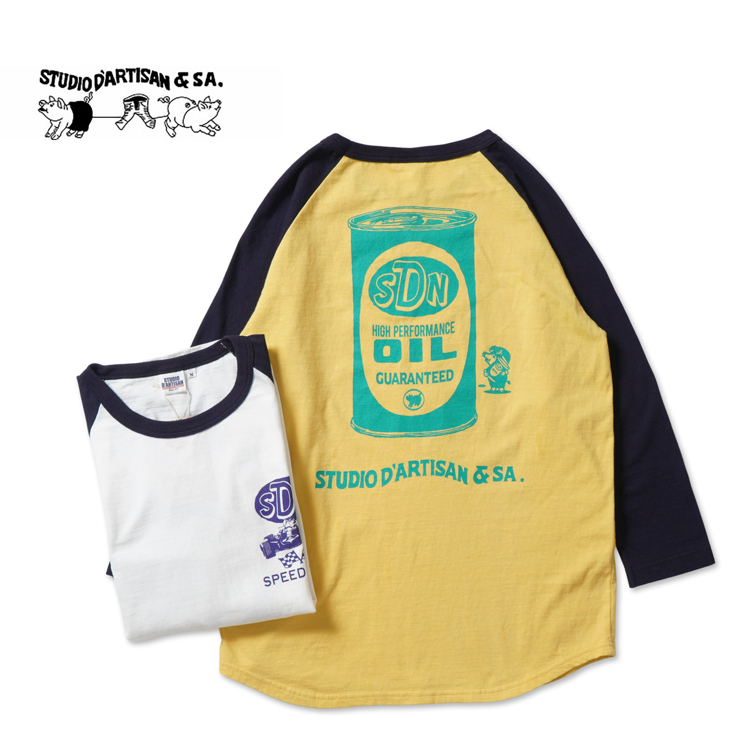 Rakuten - STUDIO D'ARTISAN ステュディオ・ダルチザンラグランTシャツ 